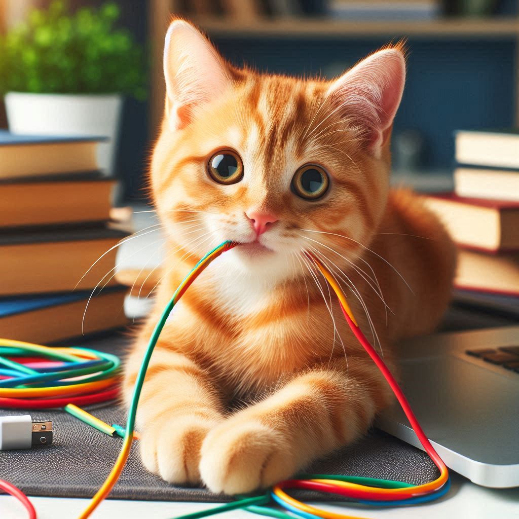 Reasons Cats Chew on Cords