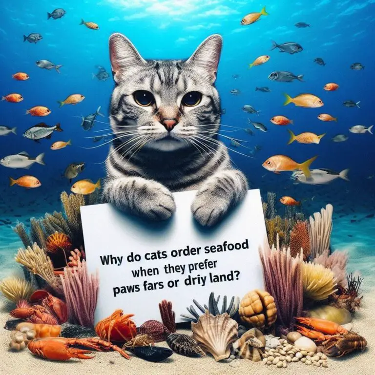 Why Do Cats Order Seafood When They Prefer Their Paws on Dry Land