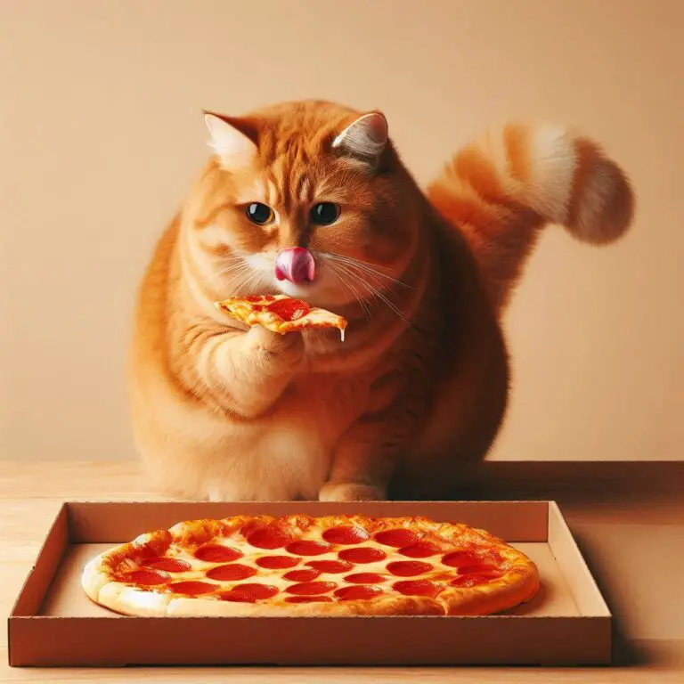 Cat Eat Pizza