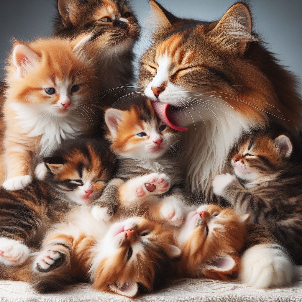 Mother Cats Leave their Kittens