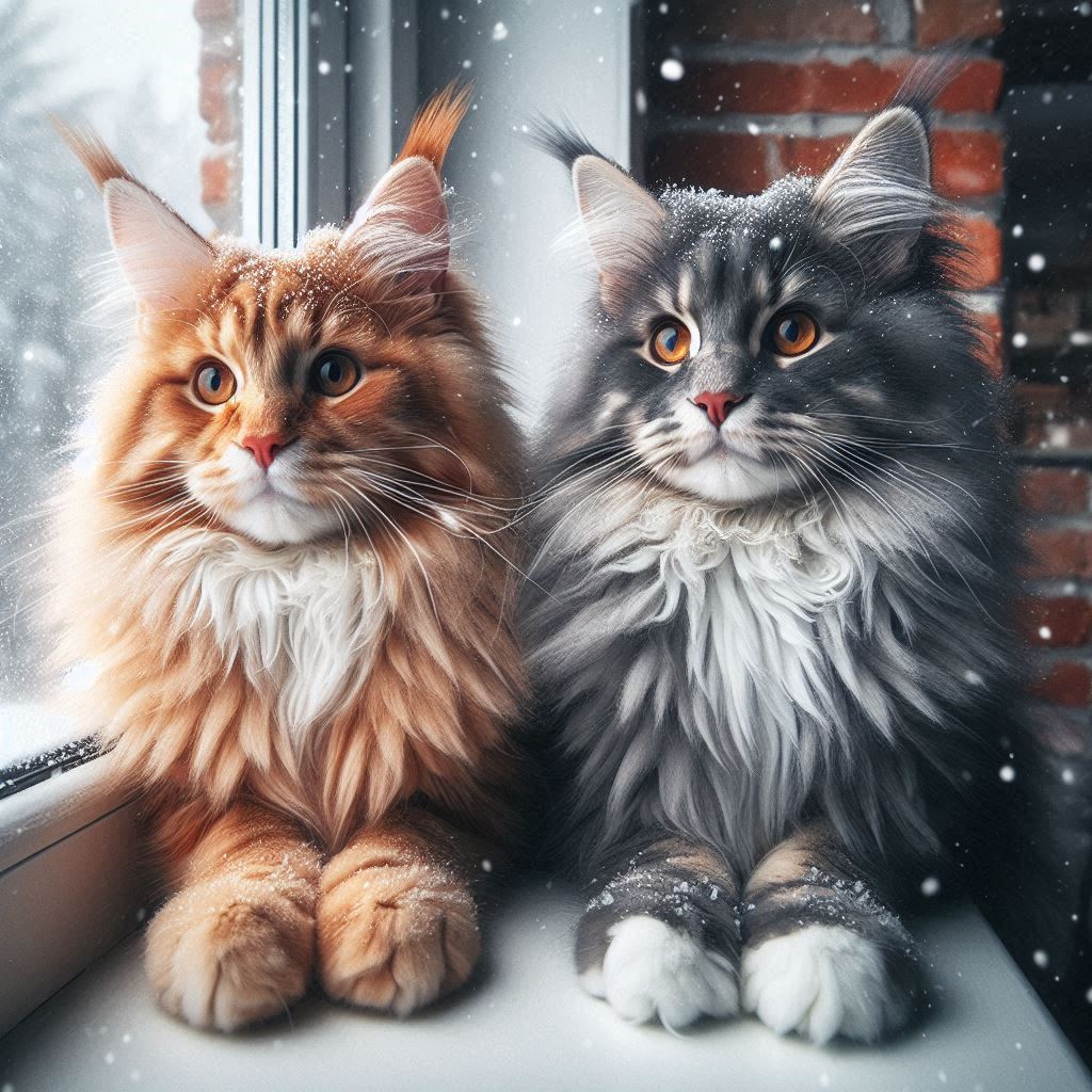 Maine coon cats