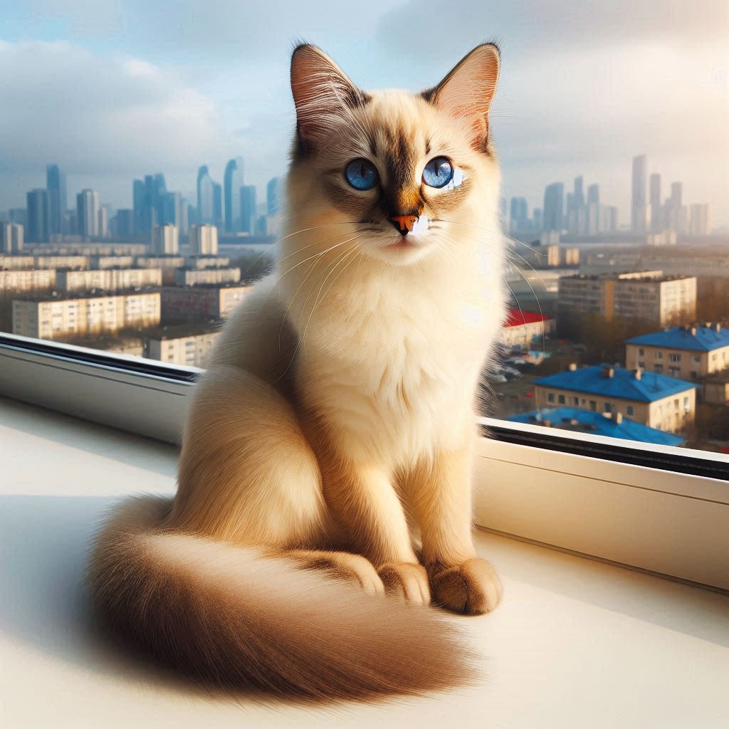 Flame Point Siamese Cat