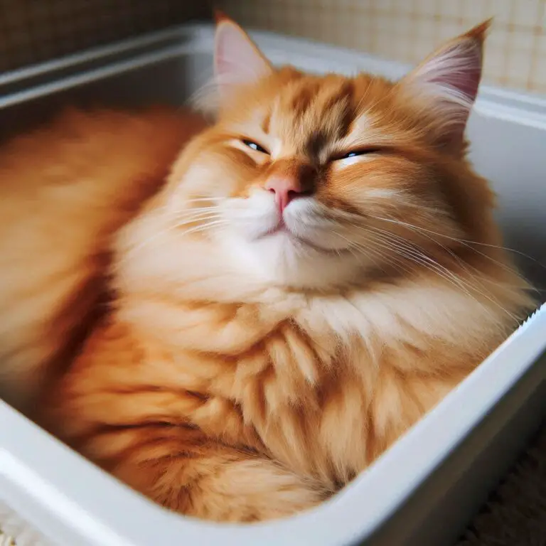 Why Is My Cat Laying In The Litter Box